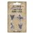 Advantus Idea Ology Metal Adornments 4 Per Pkg Foliage
