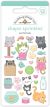 Doodlebug Sprinkles Adhesive Enamel Shapes Purr fect Pals