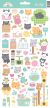 Doodlebug Cardstock Stickers 6 inch X13 inch Pretty Kitty Icons