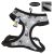 Casual Canine Reflective Pawprint Dog Harnesses L